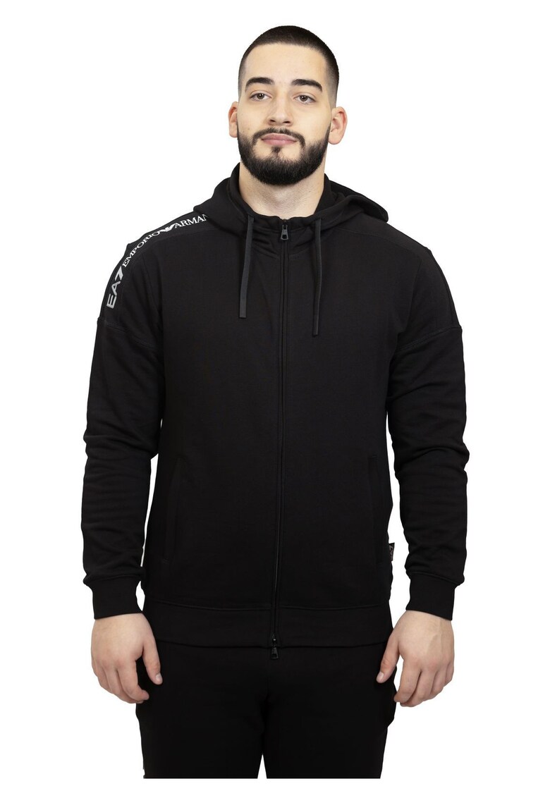 Hanorac Emporio Armani Train Logo Series M Tape Hoodie FZ 6DPM12PJOGZ01200