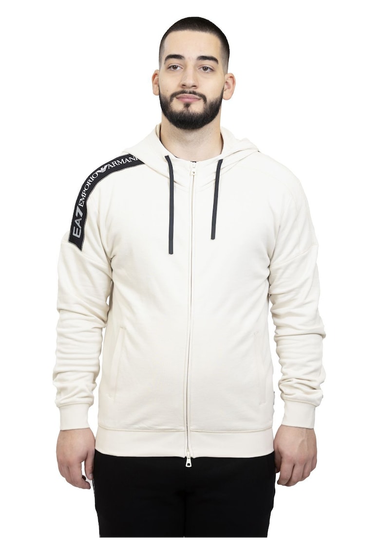 Hanorac Emporio Armani Train Logo Series M Tape Hoodie FZ 6DPM12PJOGZ01713