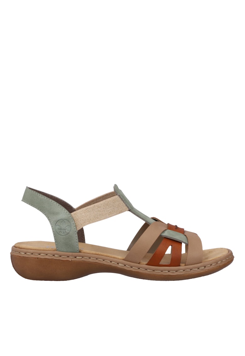 Sandale casual - dama - ANTISTRESS - 65918-52 verde - piele ecologica - Verde