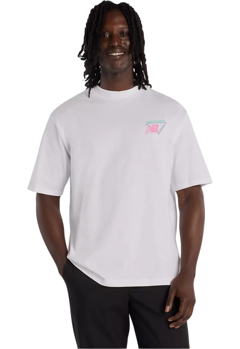 Tricou Neon Heat Map 60808 - Alb