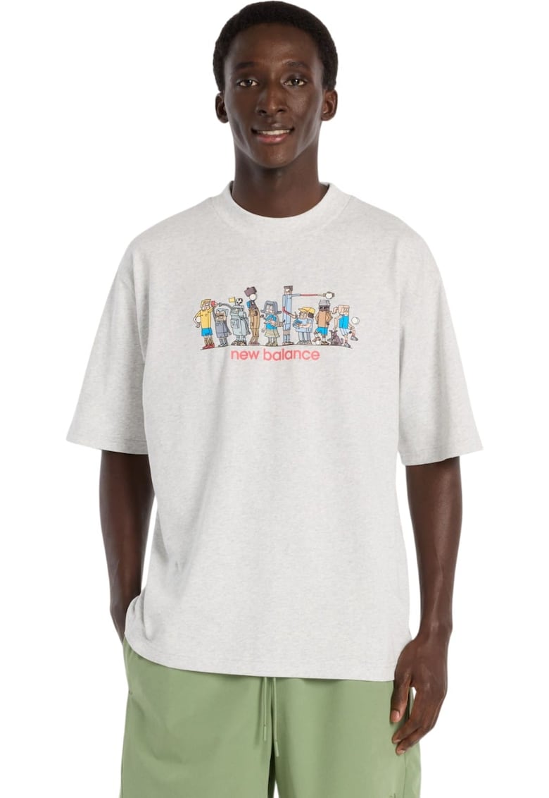 Tricou Ghica Line Up 60795 - Gri