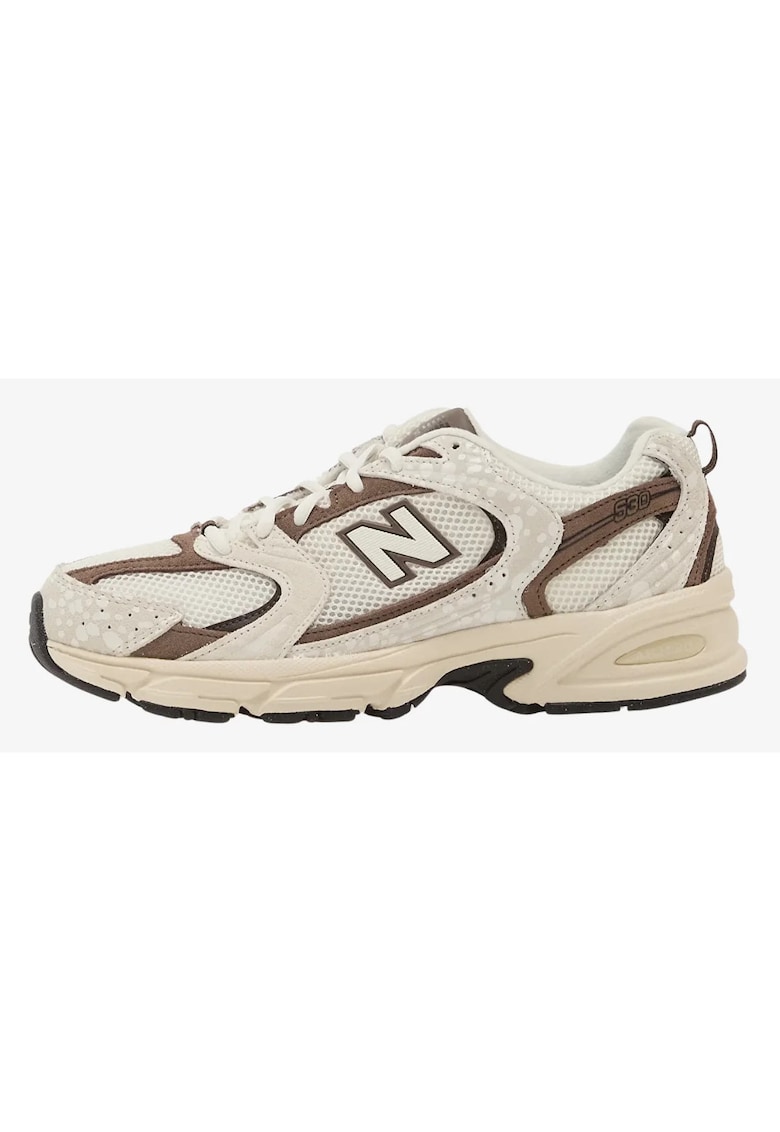 Pantofi sport 530 din piele ecologică - Maro/White