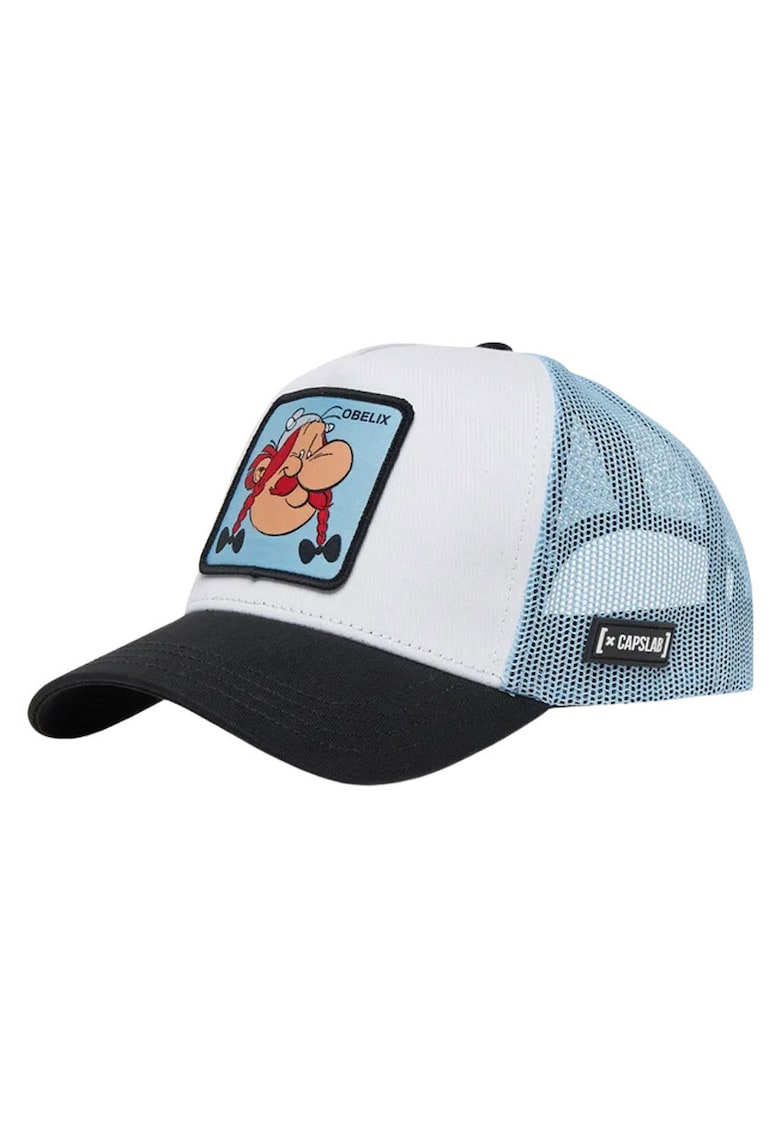 Sapca Obelix - bumbac poliester - alb - ajustabil 55-60cm