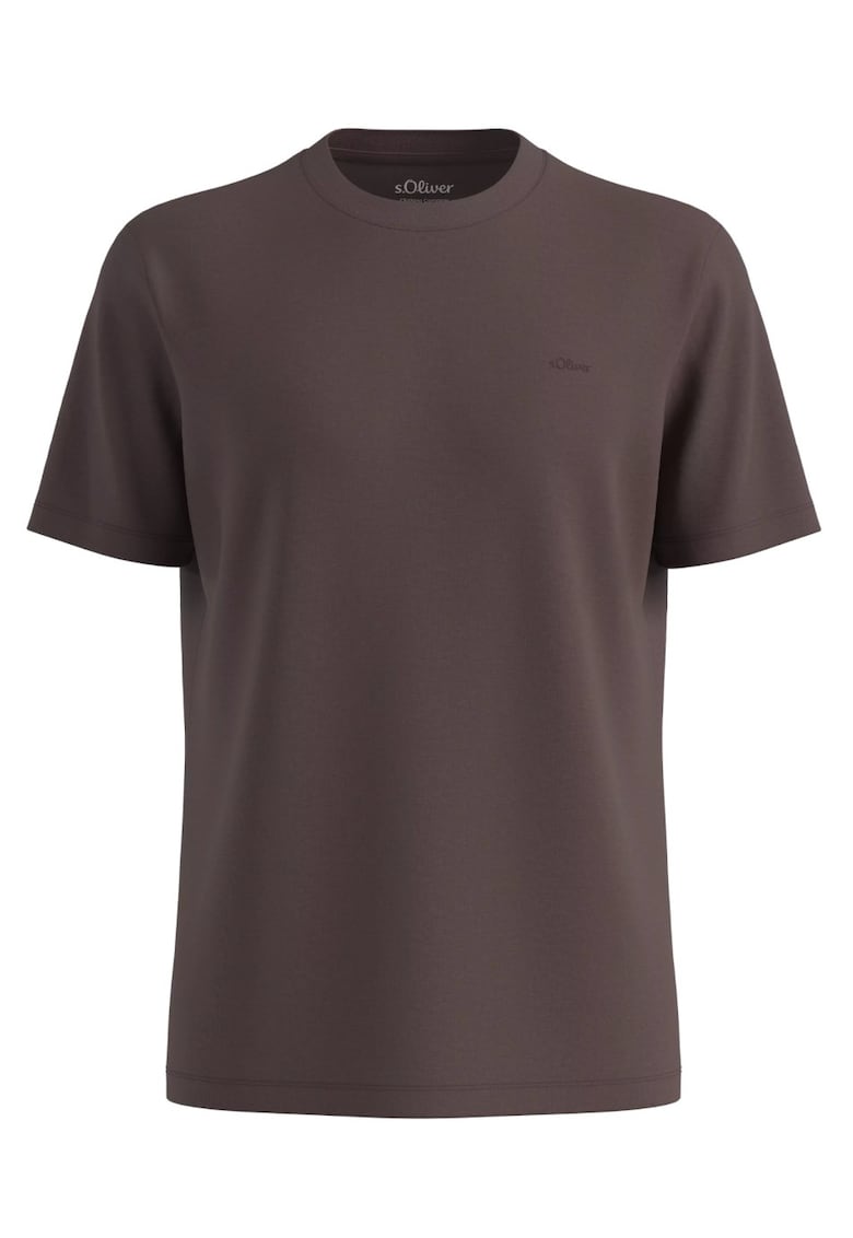 Big Sizes Tricou barbati big sizes - din bumbac - cu decolteu la baza gatului