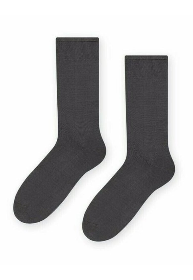 Sosete fine bumbac mercerizat 100% pentru costum S016 - Gri grafit