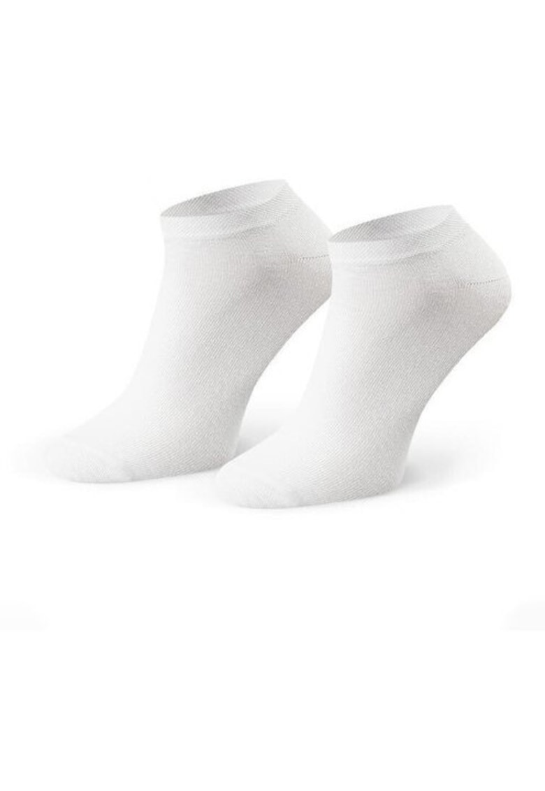Sosete scurte bumbac S045 - Alb