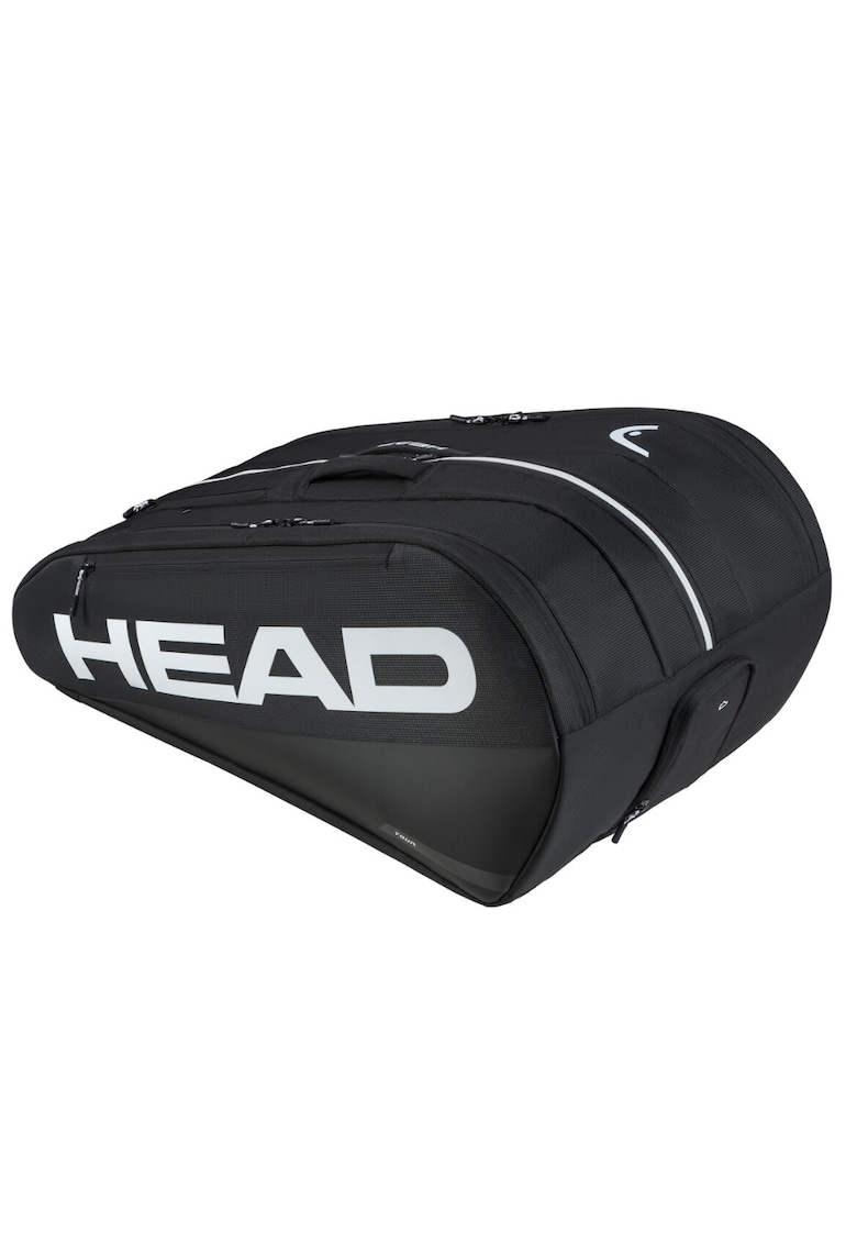 Geanta tenis - Portocaliu Fluo/Negru 75L 76.5x33x38cm - Tour XL 3 compartimente 15 rachete CCT+ Climate Control sistem rucsac