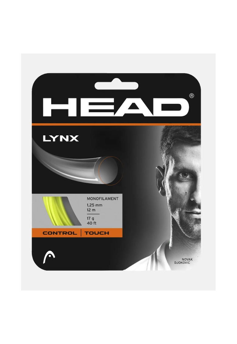 Snur tenis - Galben - 1.20mm/12m - Lynx Monofilament Co-Poliester Control+Spin