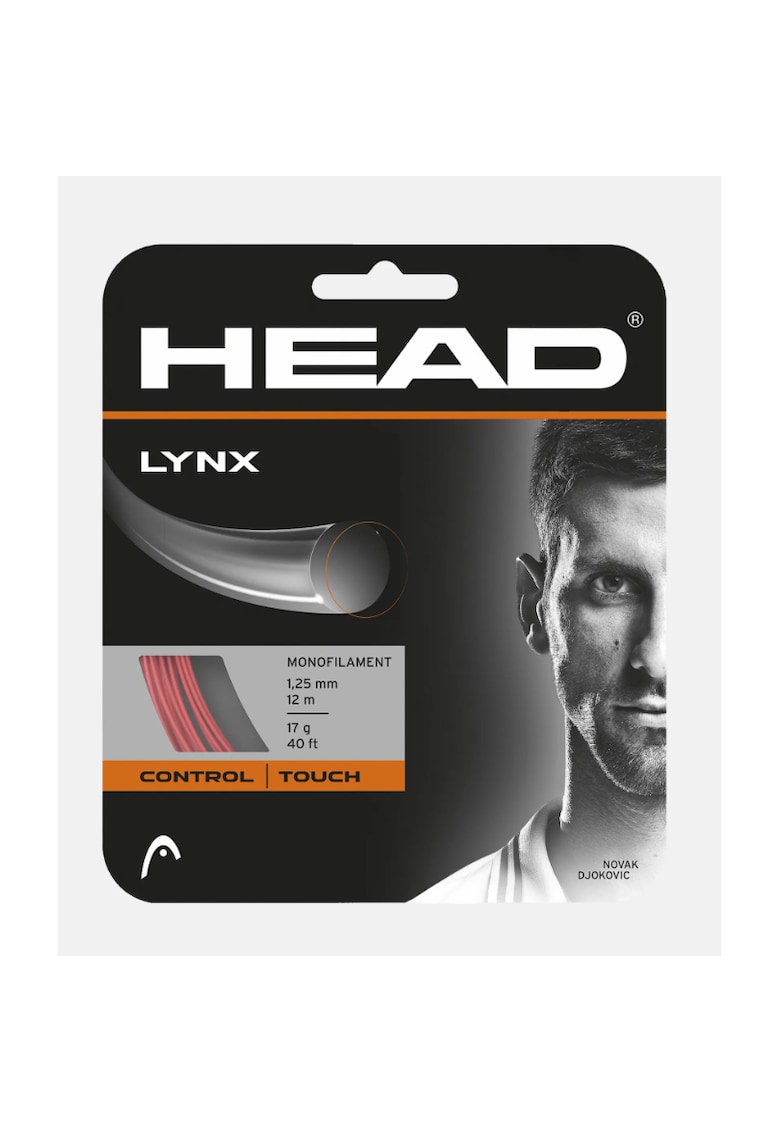 Snur tenis - Rosu - 1.20mm/12m - Lynx Monofilament Co-Poliester Control+Spin