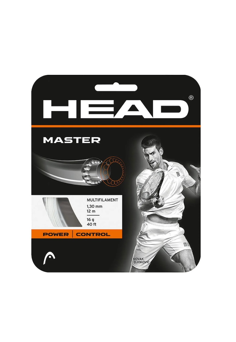 Snur tenis - Natural - 1.30mm/12m - Master Multifilament Nylon PowerStrip Power+Control+Comfort
