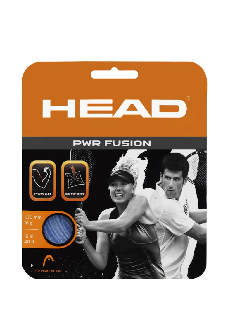 Snur tenis - Natural - 1.30mm/12m - PWR Fusion Multifilament Power-oriented confort ridicat 12m