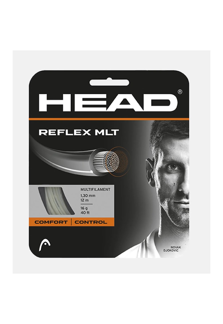 Snur tenis - Natural - 1.30mm/12m - Reflex MLT Multifilament Comfort+Power+Durabilitate low friction