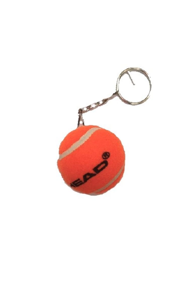 Breloc minge tenis - Portocaliu - Mini - Mini Tennis Ball Keychain accesoriu design minge tenis