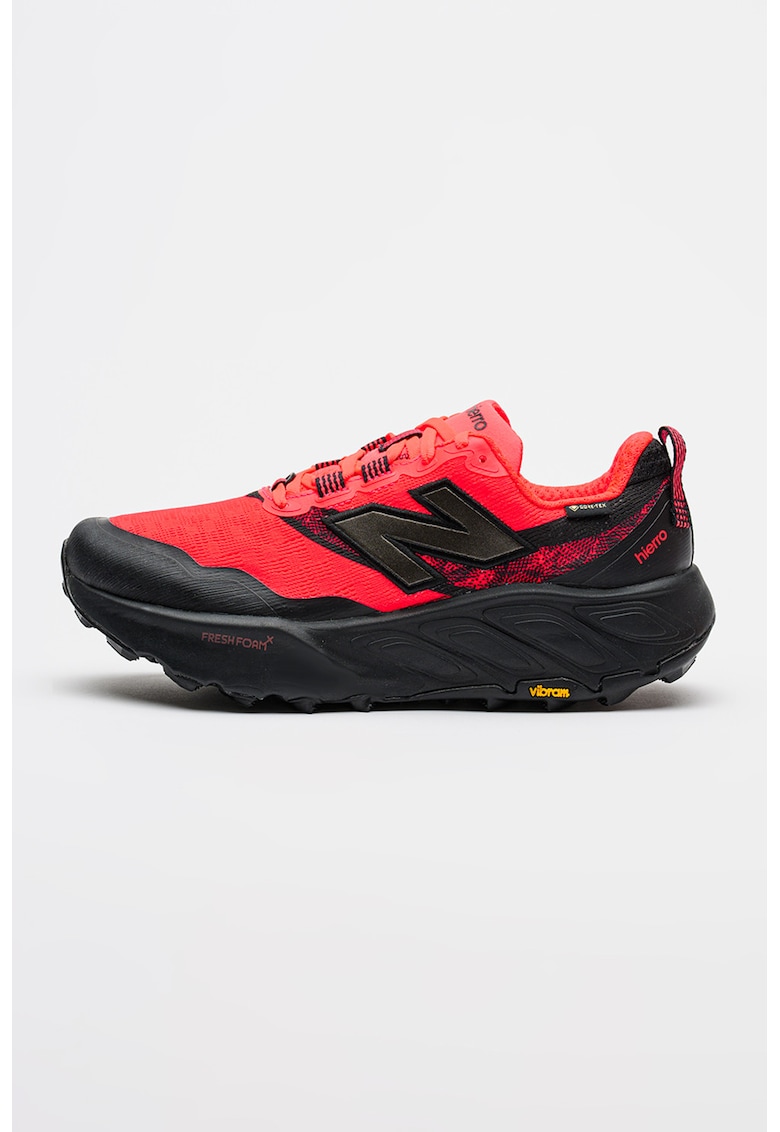 Pantofi Fresh Foam X Hierro v9 pentru alergare - Negru/Portocaliu mandarina