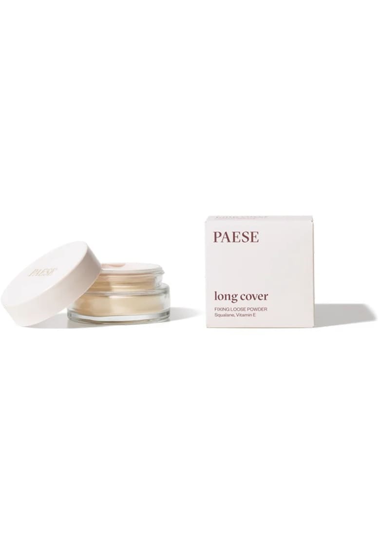 Long Cover pudra pulbere fixatoare (Loose Setting Powder) – Matifianta - Fixare Machiaj - cu Squalane & Vitamina E - 6g