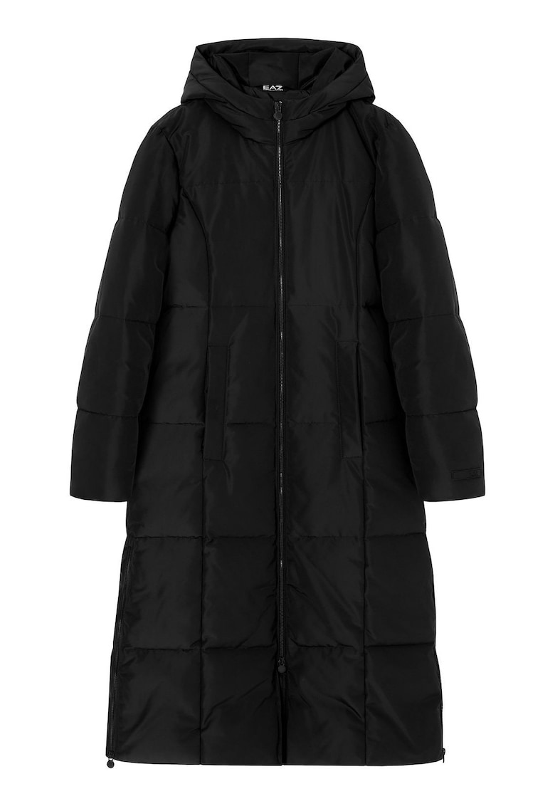Jacheta Emporio Armani TRAIN WINTER MIX W LONG JACKET 7W000454AF16074UC001 - Negru
