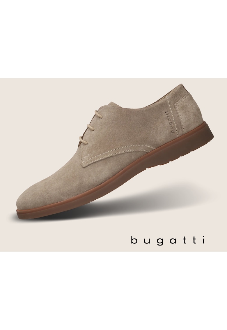 Pantofi casual barbati - piele intoarsa - 311012 - Bej