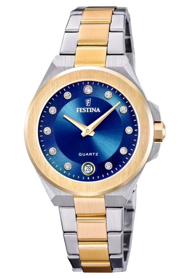 Ceas dama F20702/3 Quartz Argintiu - Auriu