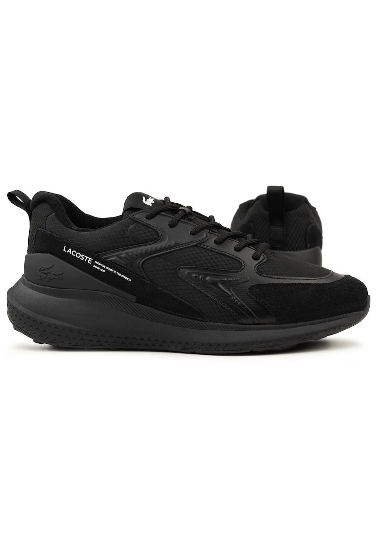 Pantofi sport barbati - L003 Eco Core Active - negru - piele ecologica si piele intoarsa -