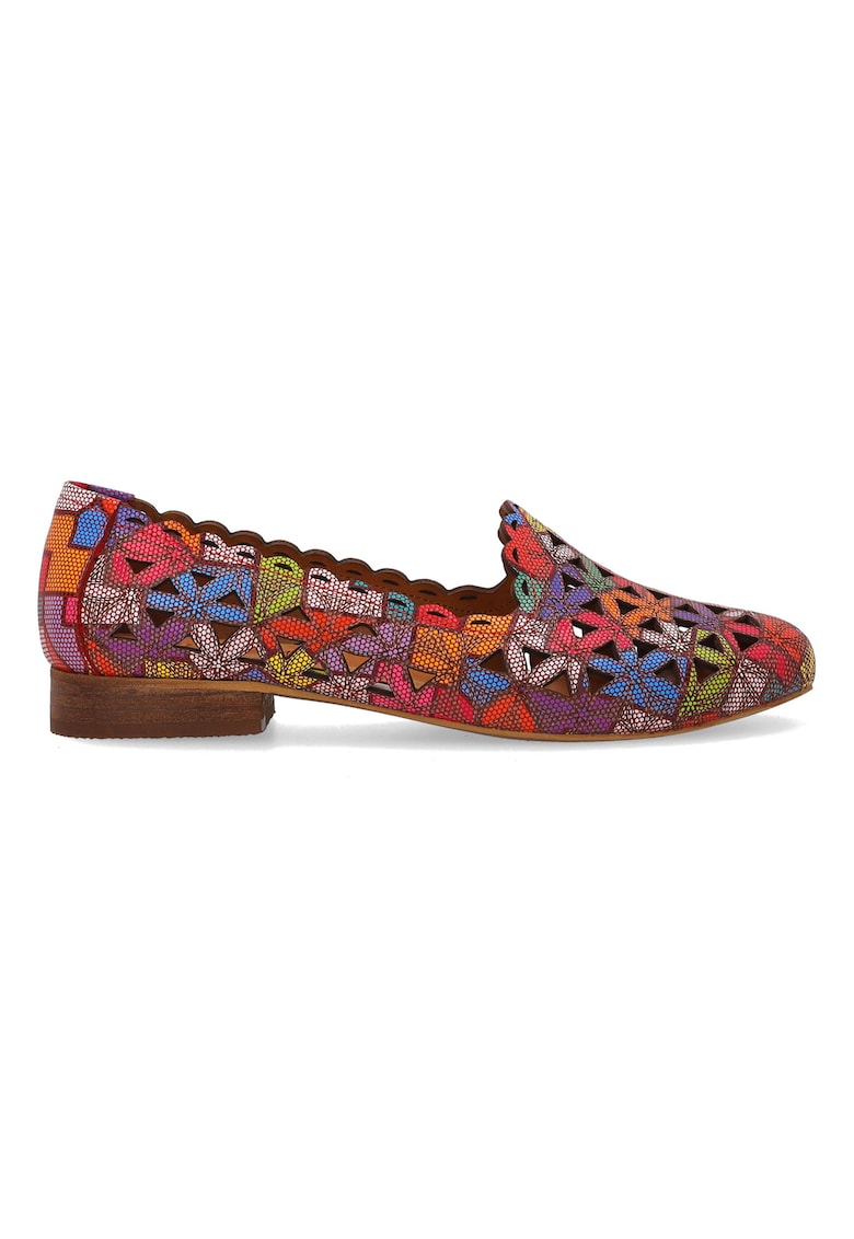 Pantofi loafer cu decupaje decorative