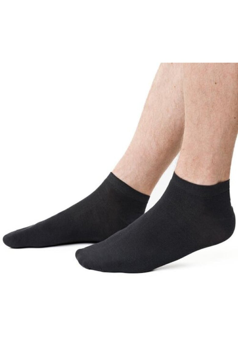 Sosete scurte bumbac S045 - Negru