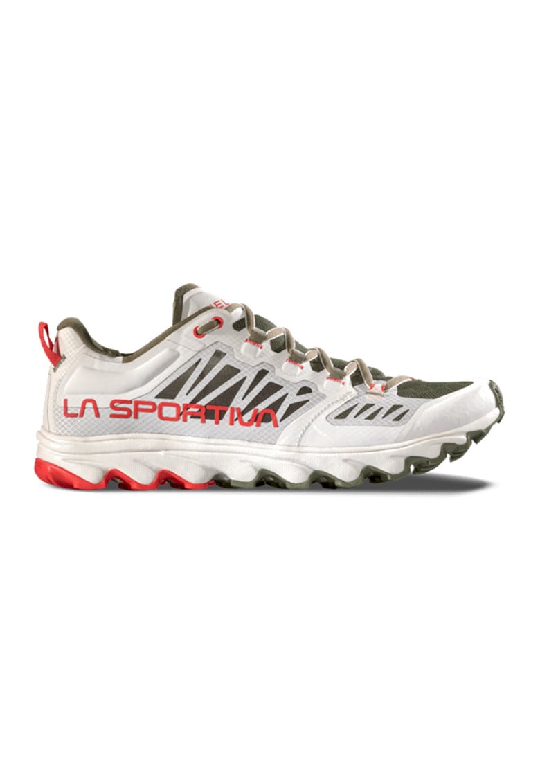 Pantofi Helios III din material textil pentru alergare - Alb murdar/Gri antracit