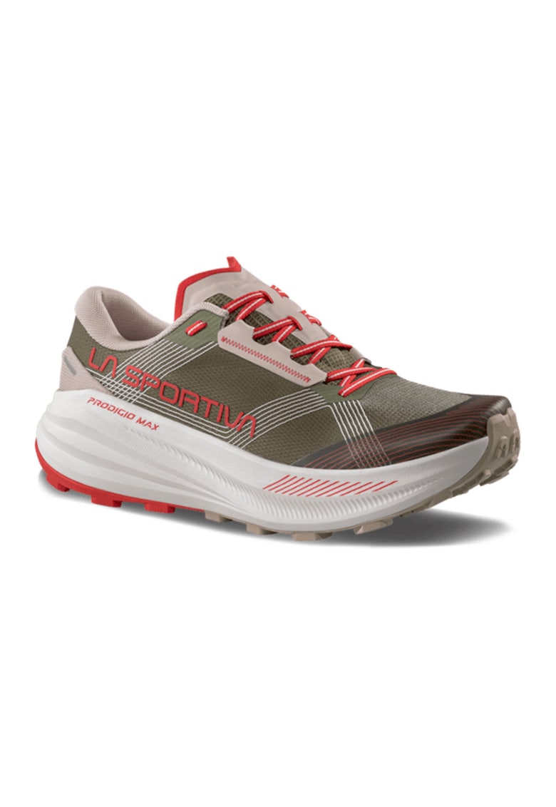 Pantofi low-cut Prodigio Max pentru alergare - Portocaliu mandarina/Verde pal/Alb optic