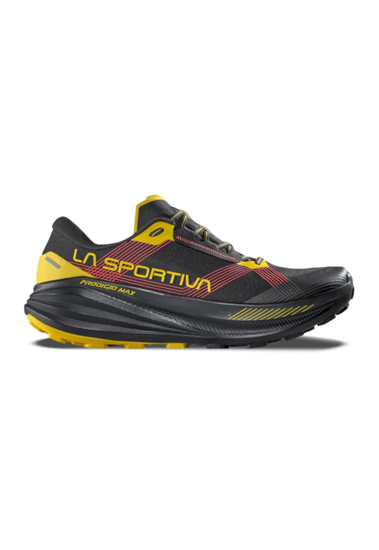 Pantofi low-cut Prodigio Max pentru alergare - Negru/Galben sofran/Rosu inchis
