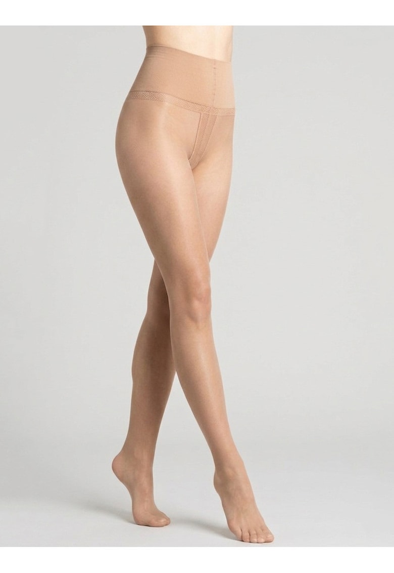 Ciorapi modelare abdomen cu ioni de argint Fit Control 20 den - Natural