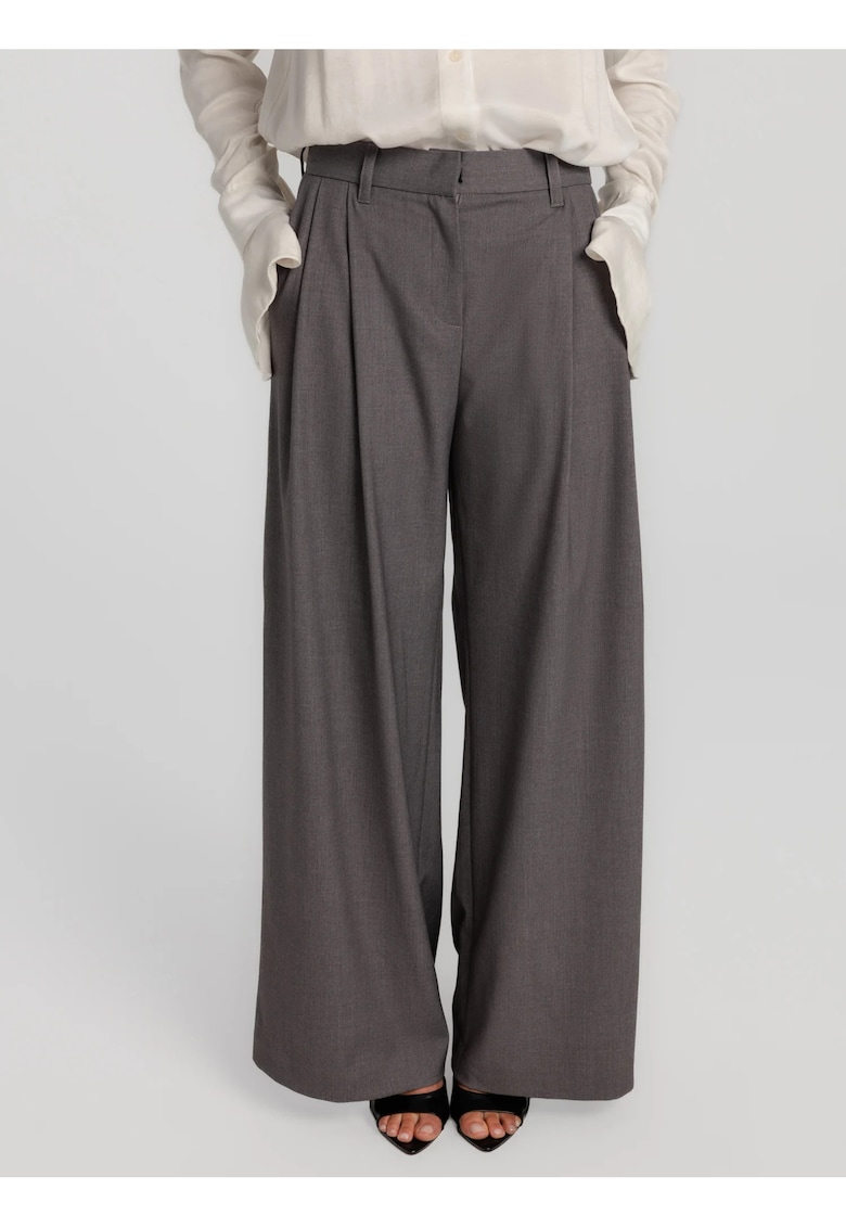 Pantaloni cu buzunare Estra - Gri