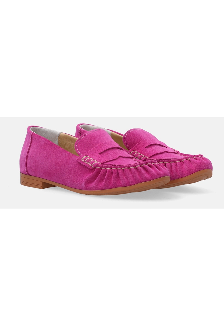 Pantofi loafer cu varful plisat