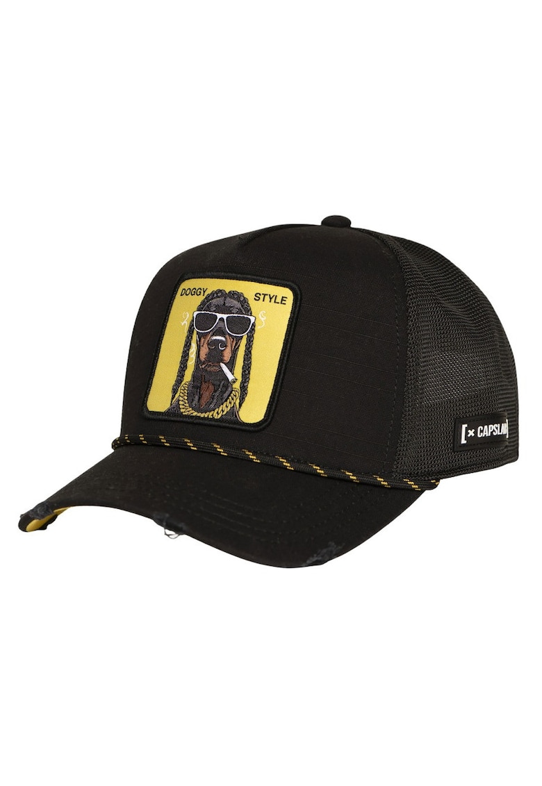 Sapca baseball cu aplicatie contrastanta