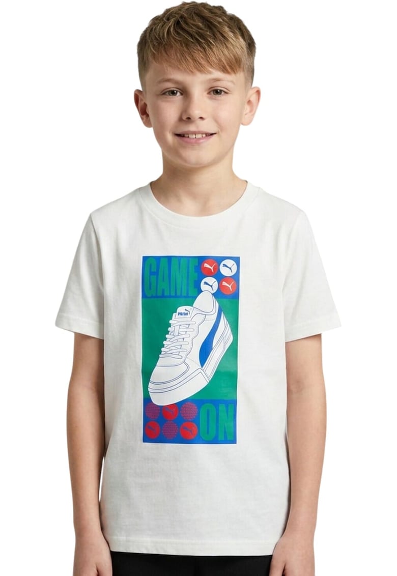 Tricou Graphic Sneaker Jr 60734 - Alb