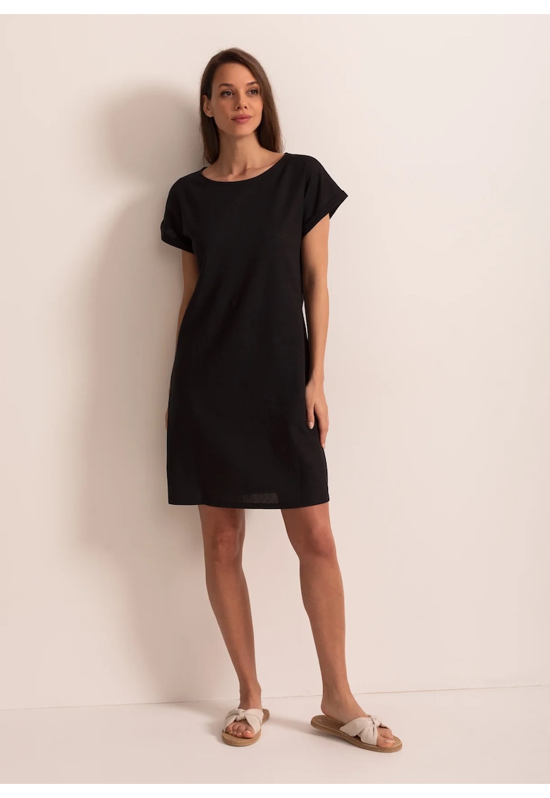 Rochie Dama Cool Flax In/Viscoza - Negru