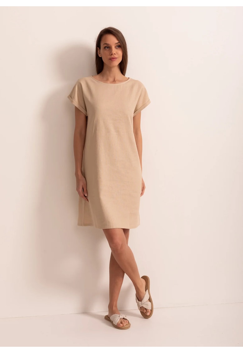 Rochie Dama In/Viscoza - Bej