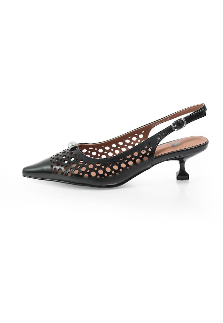 Pantofi Decupati 261111 din piele naturala Negru