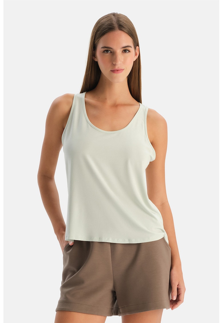 Pantaloni cu croiala ampla - Negru