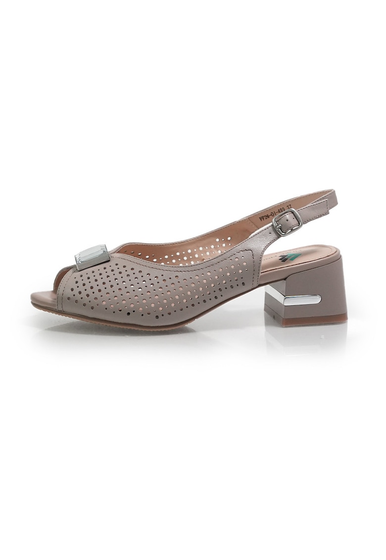 Sandale dama 2601499 din piele naturala - Maro