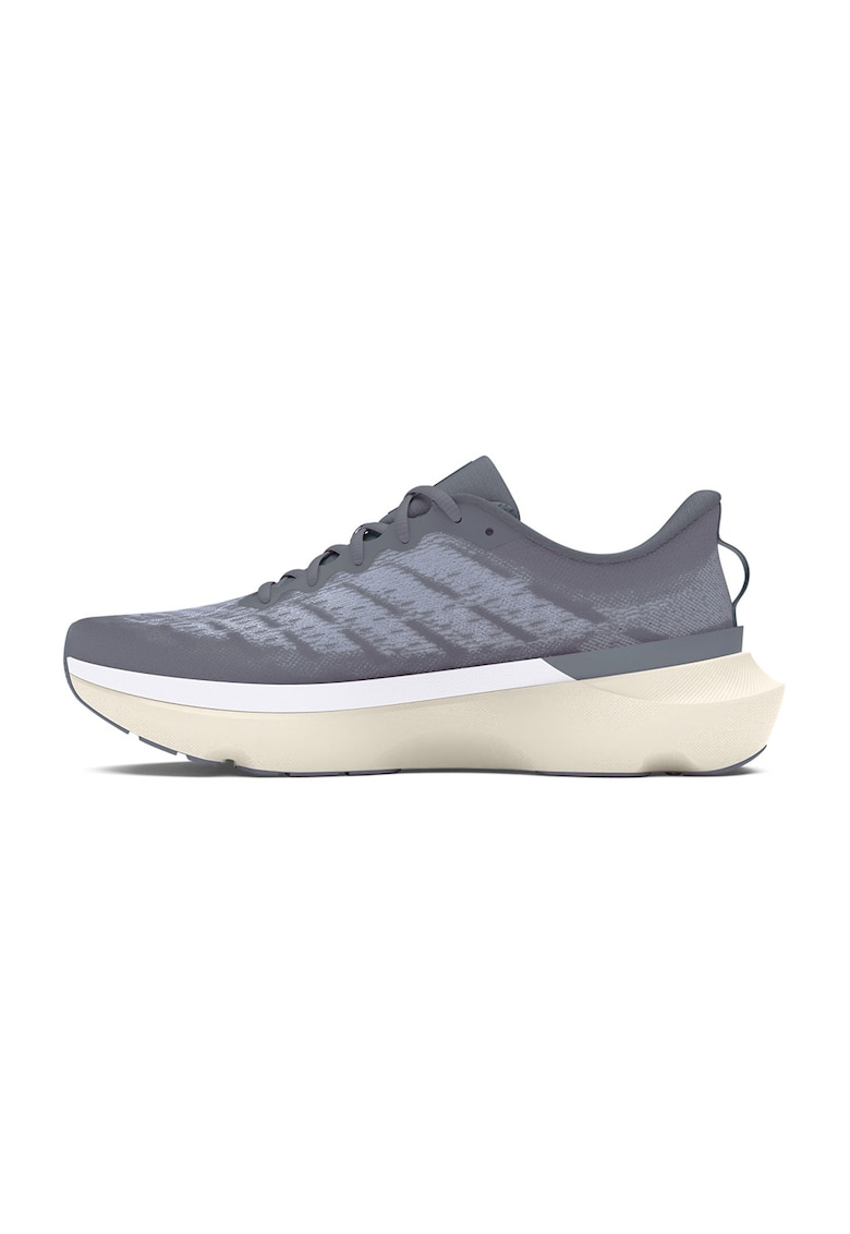 Pantofi Infinity 6 din material textil pentru alergare - Alb murdar/Gri inchis