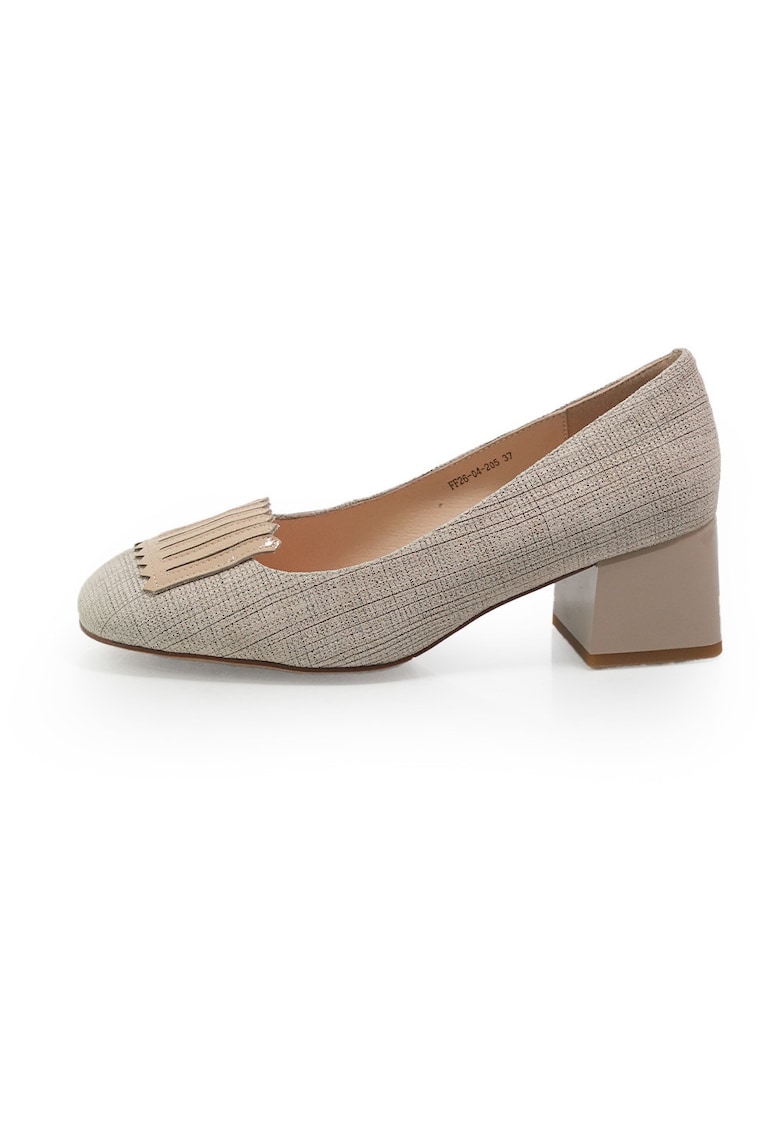 Pantofi dama 2604205 din piele naturala - Maro
