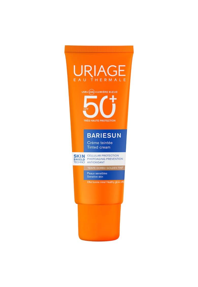 Crema colorata Bariesun Gold - protectie solara SPF50+ - 50ml
