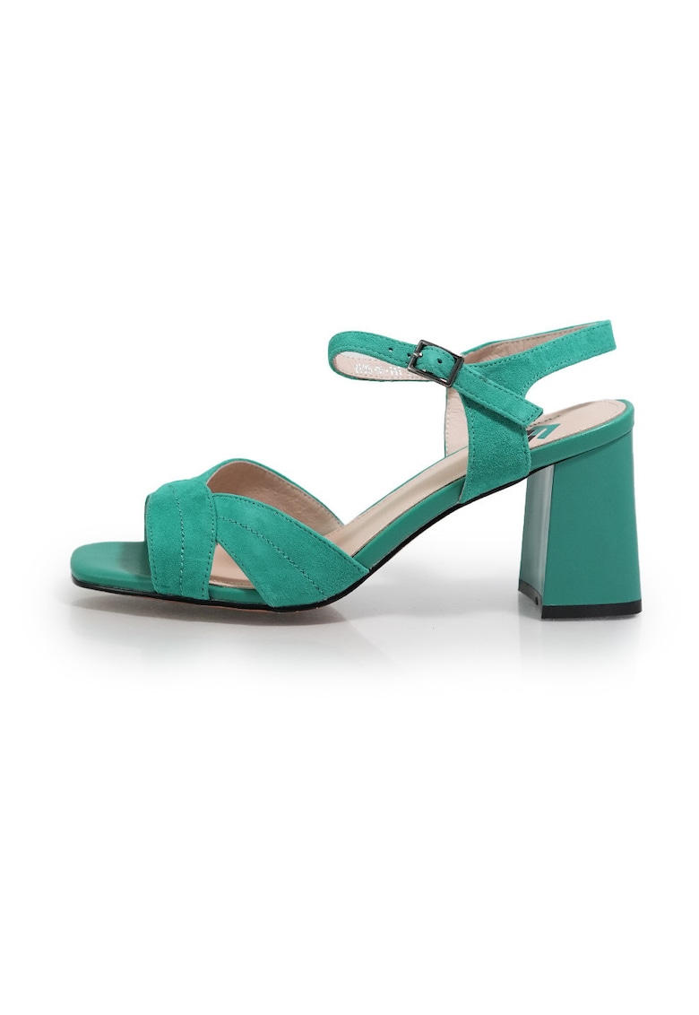 Sandale Elegante 2603141 din piele naturala - Verde