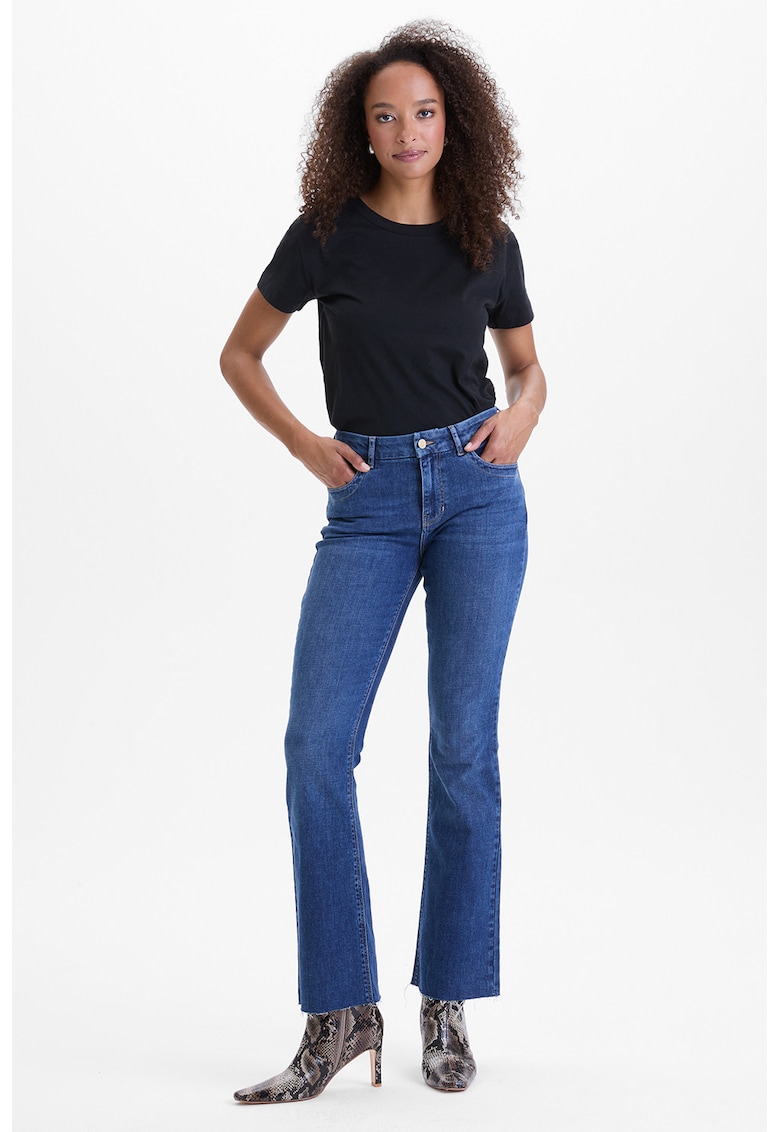 Tricou cu decolteu rotund - Negru