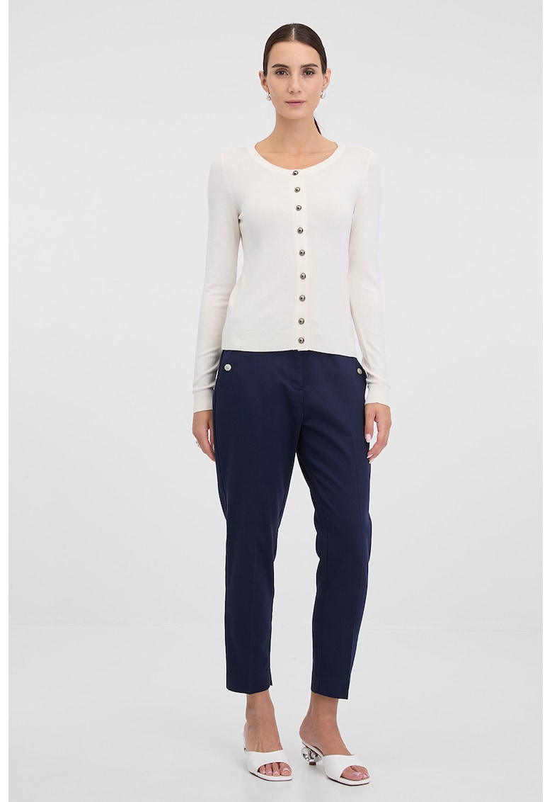 Pantaloni chino crop - Bleumarin