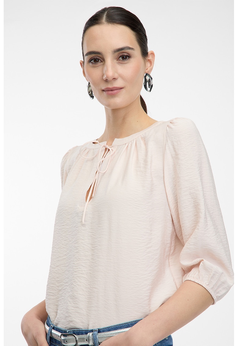 Bluza cu maneci 3/4 - Alb murdar