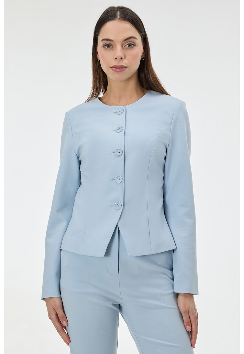 Sacou slim fit - Albastru pastel