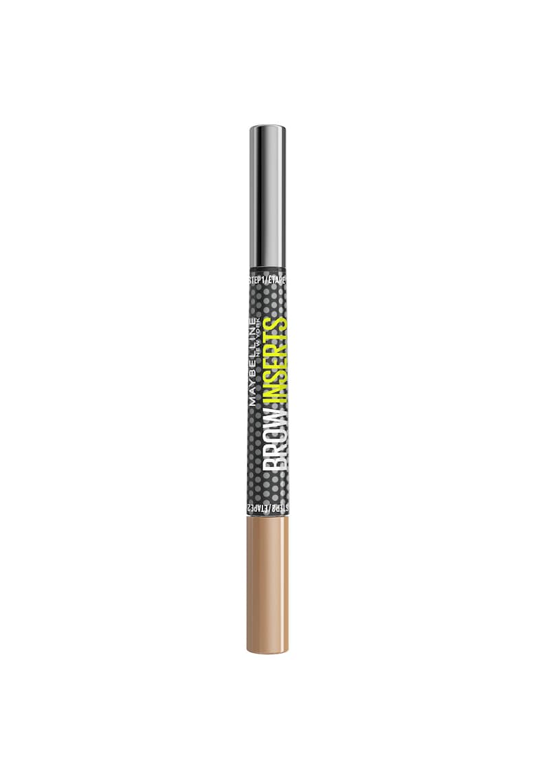 Carioca si gel de sprancene 2-in-1 Maybelline Brow Insert - Blonde