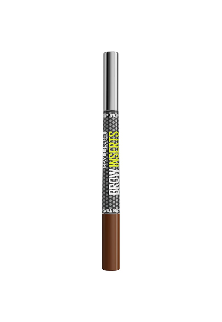 Carioca si gel de sprancene 2-in-1 Maybelline Brow Insert - Medium brown
