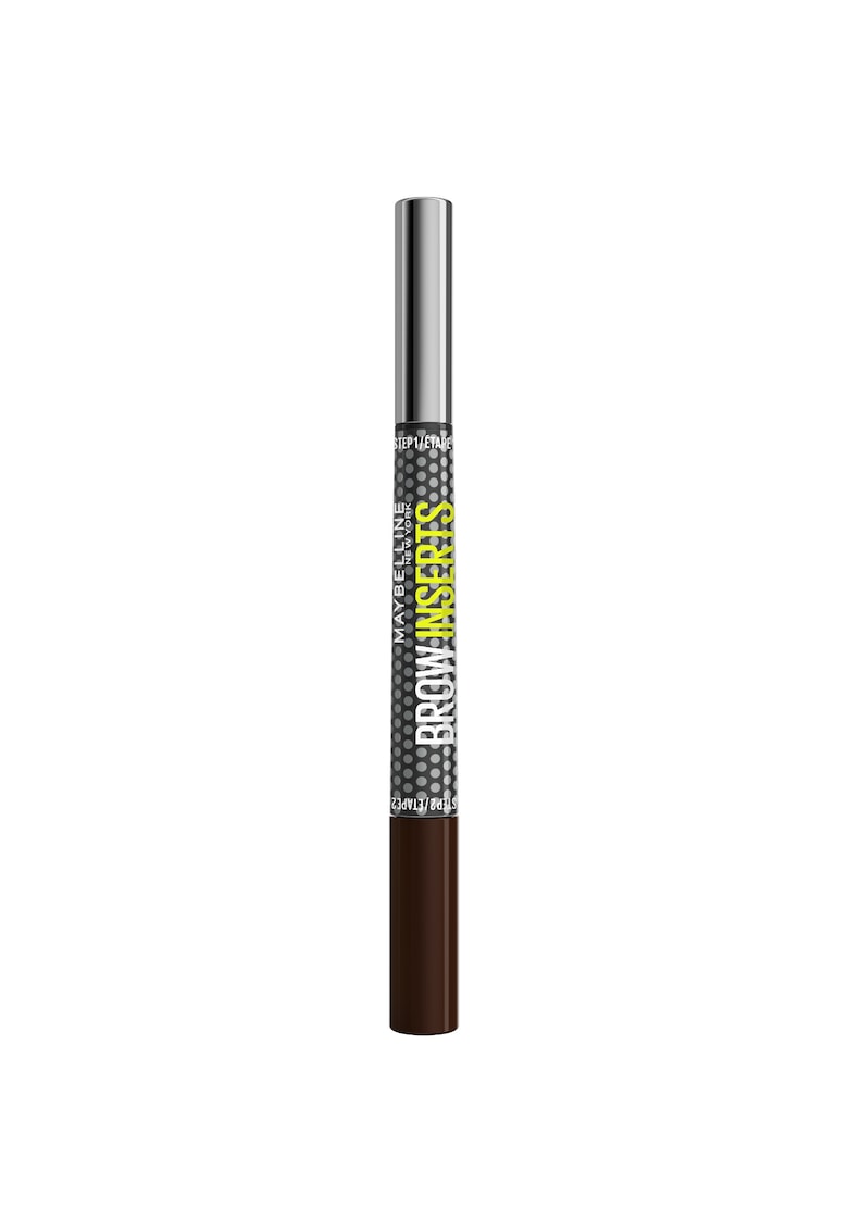 Carioca si gel de sprancene 2-in-1 Maybelline Brow Insert - Black Brown
