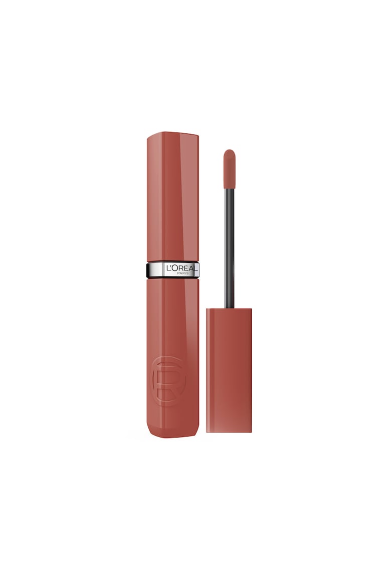 Ruj lichid cu stralucire de lac - rezistent la transfer Infaillible Laque Resistance - 4.3 ml - Almond Nude